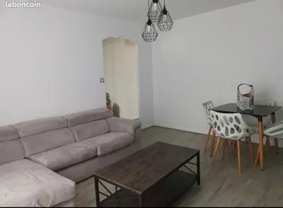 Coin salon dans l'établissement Bel Appartement de 78m2