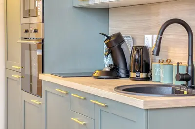 Cuisine ou kitchenette dans l'établissement Terracotta votre F2 rénové avec ascenseur proche Cathédrale
