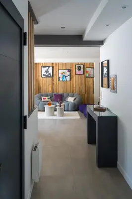 Un ou plusieurs lits dans un hébergement de l'établissement Sublime maison in Mezy sur seine