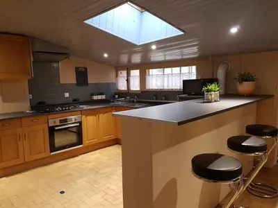 Cuisine ou kitchenette dans l'établissement Gîte des Deux Rivières 3 étoiles - Plage et Dieppe à moins de 10 minutes
