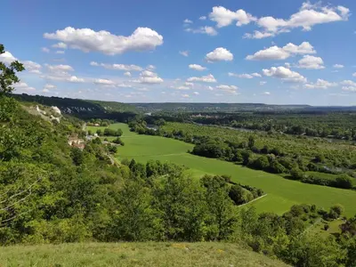 Paysage naturel près de la maison de vacances