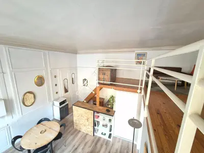 Cuisine ou kitchenette dans l'établissement Centre Historique Rouen Appartement Le Brinon