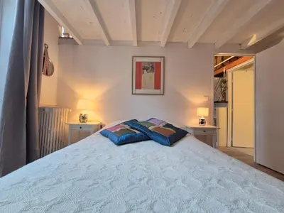 Un ou plusieurs lits dans un hébergement de l'établissement Centre Historique Rouen Appartement Le Brinon