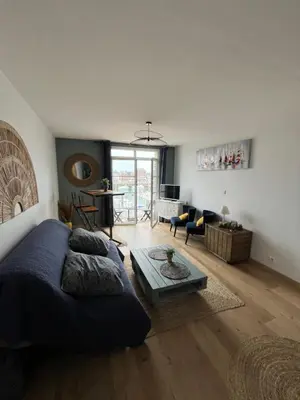 Coin salon dans l'établissement Studio idéalement situé