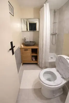 Salle de bains dans l'établissement Studio centre ville