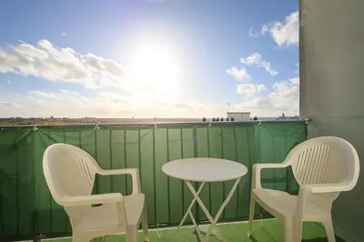 Balcon ou terrasse dans l'établissement L Escapade Marine