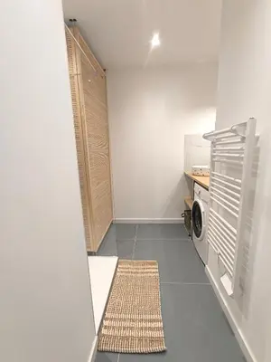 Cuisine ou kitchenette dans l'établissement Le Zest d'or - Douceur & Lumière à 5min en voiture de la Plage