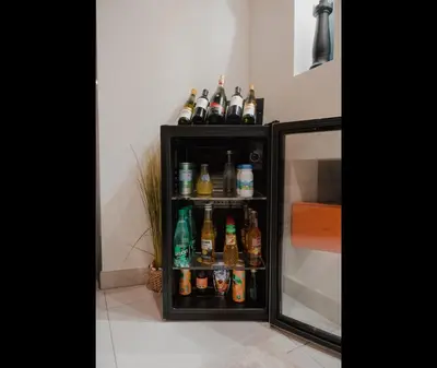 Plan de l'établissement Chambre XXL, Luxueux, Home Cinéma, Jardin