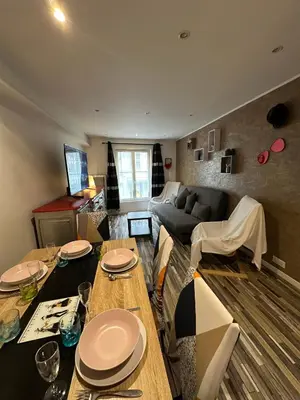 Coin salon dans l'établissement Sweet Home