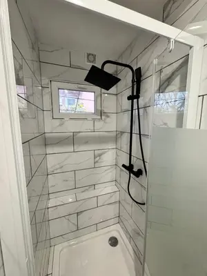 Salle de bains dans l'établissement Appartement à 10 minutes du centre-ville