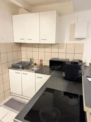 Cuisine ou kitchenette dans l'établissement Appartement à 10 minutes du centre-ville