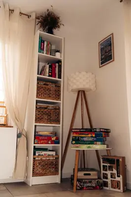 Bibliothèque dans le B&B/chambre d'hôtes