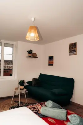 Coin salon dans l'établissement Maison Le Catelier