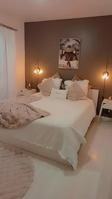 Un ou plusieurs lits dans un hébergement de l'établissement La Cachette Maison 6 personnes 3 chambres avec jardin