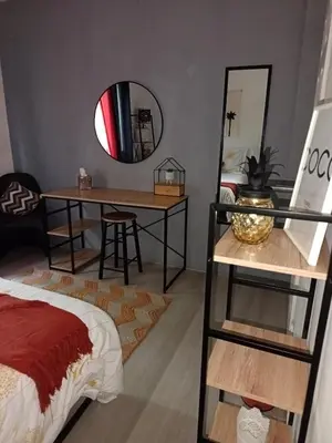 Un ou plusieurs lits dans un hébergement de l'établissement La Cachette Maison 6 personnes 3 chambres avec jardin