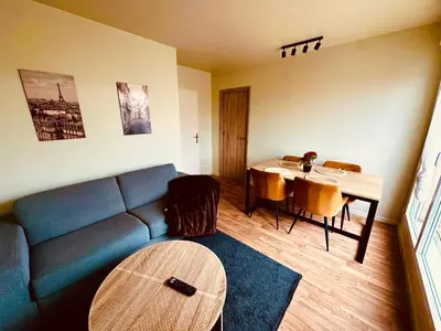 Coin salon dans l'établissement Alma Sweet Home