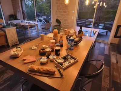Nourriture dans le B&B/chambre d'hôtes ou à proximité