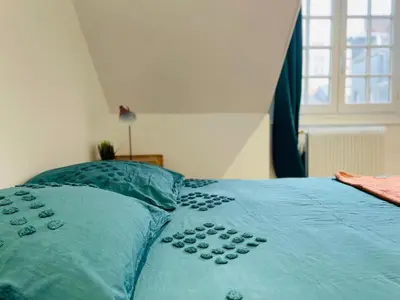 Un ou plusieurs lits dans un hébergement de l'établissement Hypercentre et Vue Cathédrale - 412