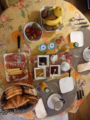 Nourriture dans le B&B/chambre d'hôtes ou à proximité