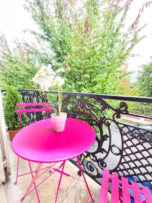 Balcon ou terrasse dans l'établissement Maison Belvédère