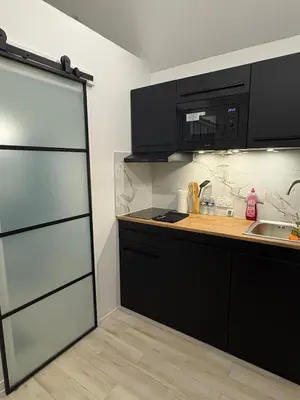 Cuisine ou kitchenette dans l'établissement Luxurious accommodation and balneotherapy relaxation area