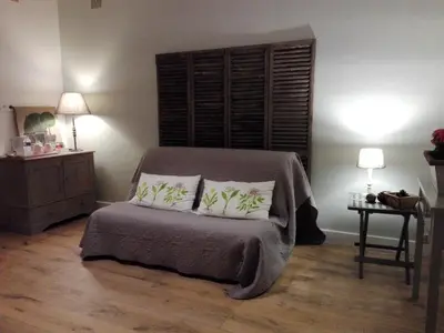 Coin salon dans l'établissement Relais De La Haute Pommeraye
