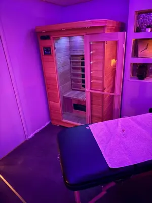 Un ou plusieurs lits dans un hébergement de l'établissement Maison avec Spa Privatif, Jacuzzi et Sauna
