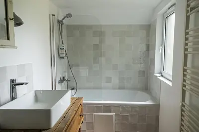 Salle de bains dans l'établissement Country house 1 hour from Paris