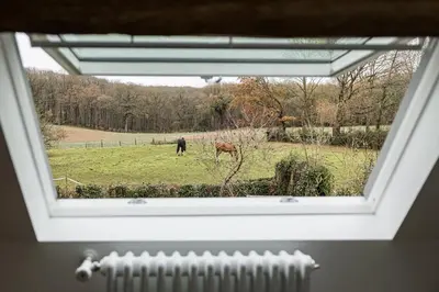 Jardin de l'établissement Country house 1 hour from Paris
