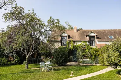 Jardin de l'établissement Country house 1 hour from Paris