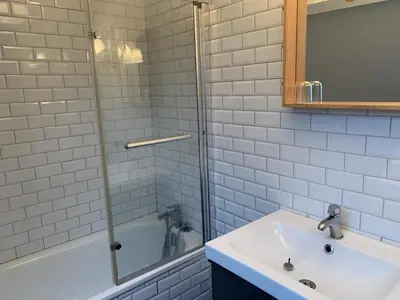 Salle de bains dans l'établissement Gîte Gîtes de France® - La Tanevière