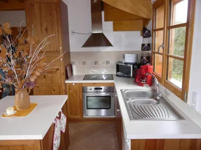 Cuisine ou kitchenette dans l'établissement Gîte Gîtes de France® - La Clef des Champs
