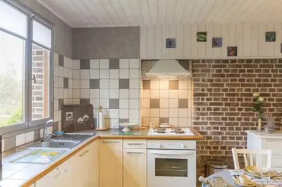 Cuisine ou kitchenette dans l'établissement Gîte Gîtes de France® - Le Nid d'Hirondelles