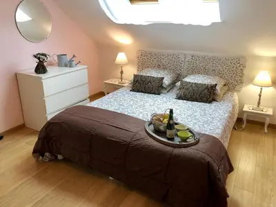 Un ou plusieurs lits dans un hébergement de l'établissement Gîte Gîtes de France® - La Ferme D'Antan