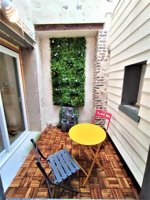 Coin salon dans l'établissement Gîte Gîtes de France® - Un Espace Du Possible