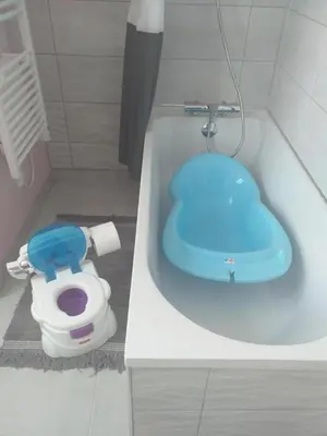 Salle de bains dans l'établissement Gîte Gîtes de France® - La Thibaudière