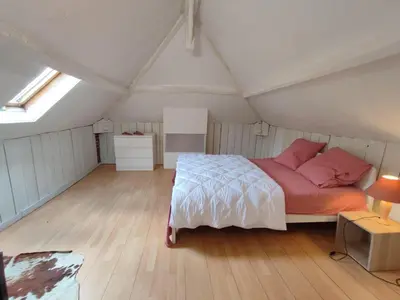 Un ou plusieurs lits dans un hébergement de l'établissement Gîte Gîtes de France® - Le Petit Fresnois