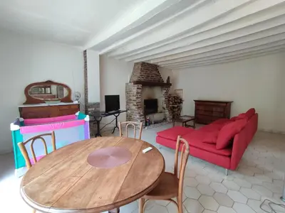Coin salon dans l'établissement Gîte Gîtes de France® - Le Petit Fresnois