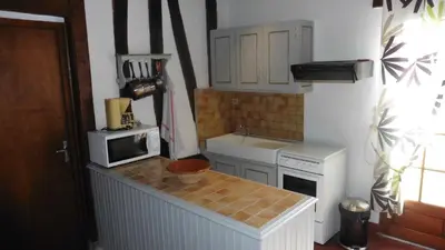 Cuisine ou kitchenette dans l'établissement Gîte Gîtes de France® - Manoir des Méandres