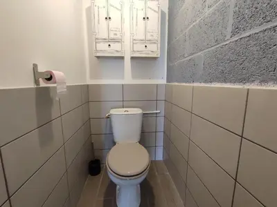 Salle de bains dans l'établissement Gîte Gîtes de France® - Le Gîte de la Forêt