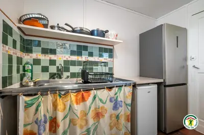 Cuisine ou kitchenette dans l'établissement Gîte Gîtes de France® - Le Projet 22