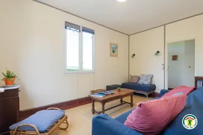 Coin salon dans l'établissement Gîte Gîtes de France® - Le Projet 22