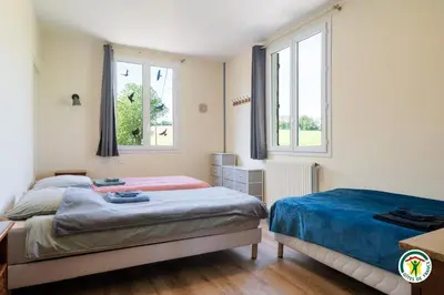 Un ou plusieurs lits dans un hébergement de l'établissement Gîte Gîtes de France® - Le Projet 22