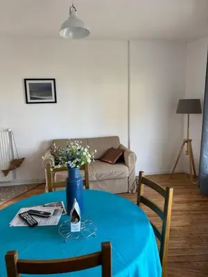 Coin salon dans l'établissement Gîte Gîtes de France® - Le Balcon