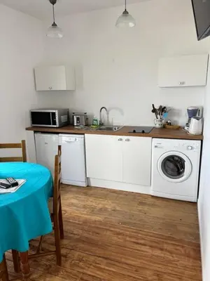 Cuisine ou kitchenette dans l'établissement Gîte Gîtes de France® - Le Balcon