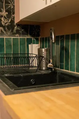 Cuisine ou kitchenette dans l'établissement City Rouen - Appartement rénové au cœur de Rouen