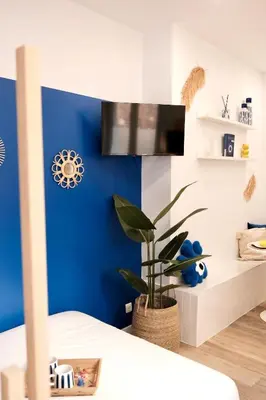 Télévision ou salle de divertissement dans l'établissement Studio Hyper-Centre - 2 personnes avec cours privée