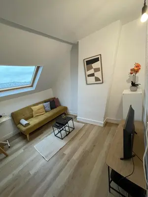 Télévision ou salle de divertissement dans l'établissement Cozy, fully equipped apartment - Downtown Rouen - 3 people