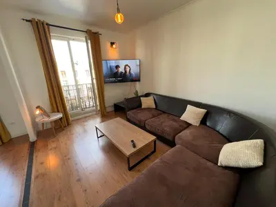 Télévision ou salle de divertissement dans l'établissement Appartement 3P - Hyper centre Vernon, à 5 min de la gare