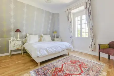Un ou plusieurs lits dans un hébergement de l'établissement Château d'Avesnes - Le Castelet
